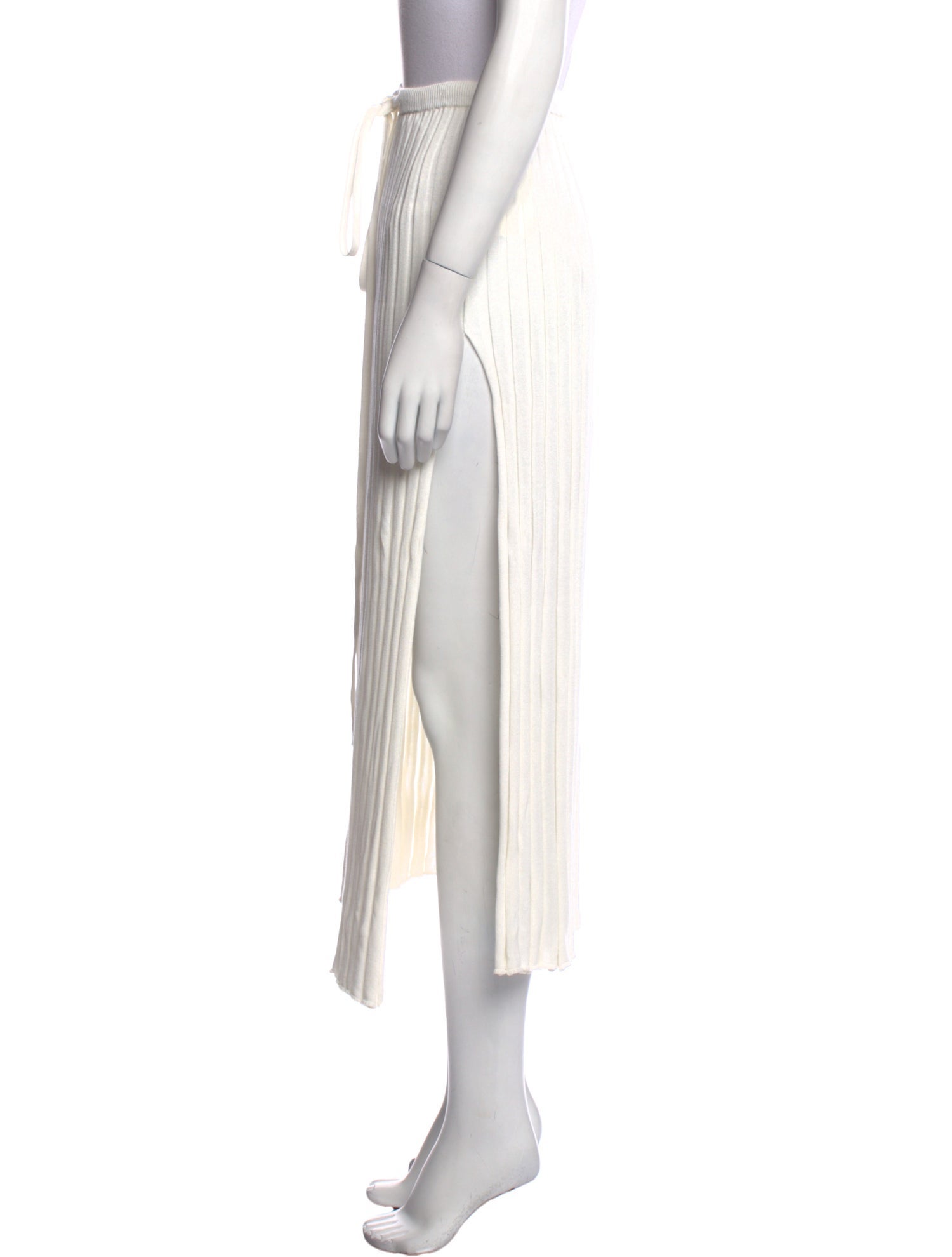 Christopher Esber Pleated Accents Midi Length Skirt