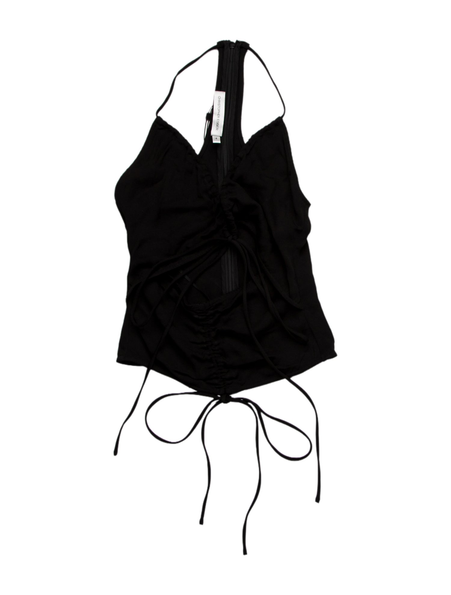 Christopher Esber Halterneck Sleeveless Top