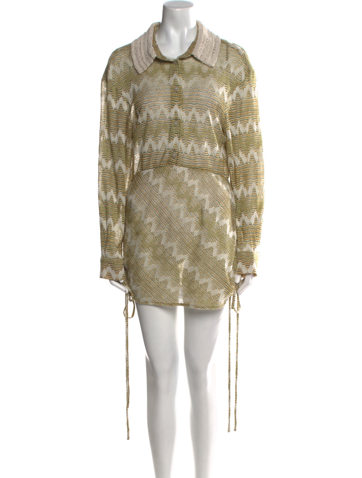 Christopher Esber Striped Mini Dress