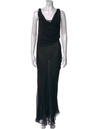 Christopher Esber Silk Long Dress