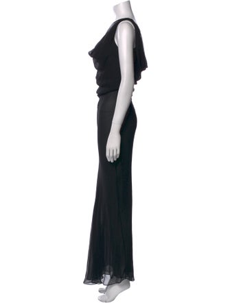 Christopher Esber Silk Long Dress