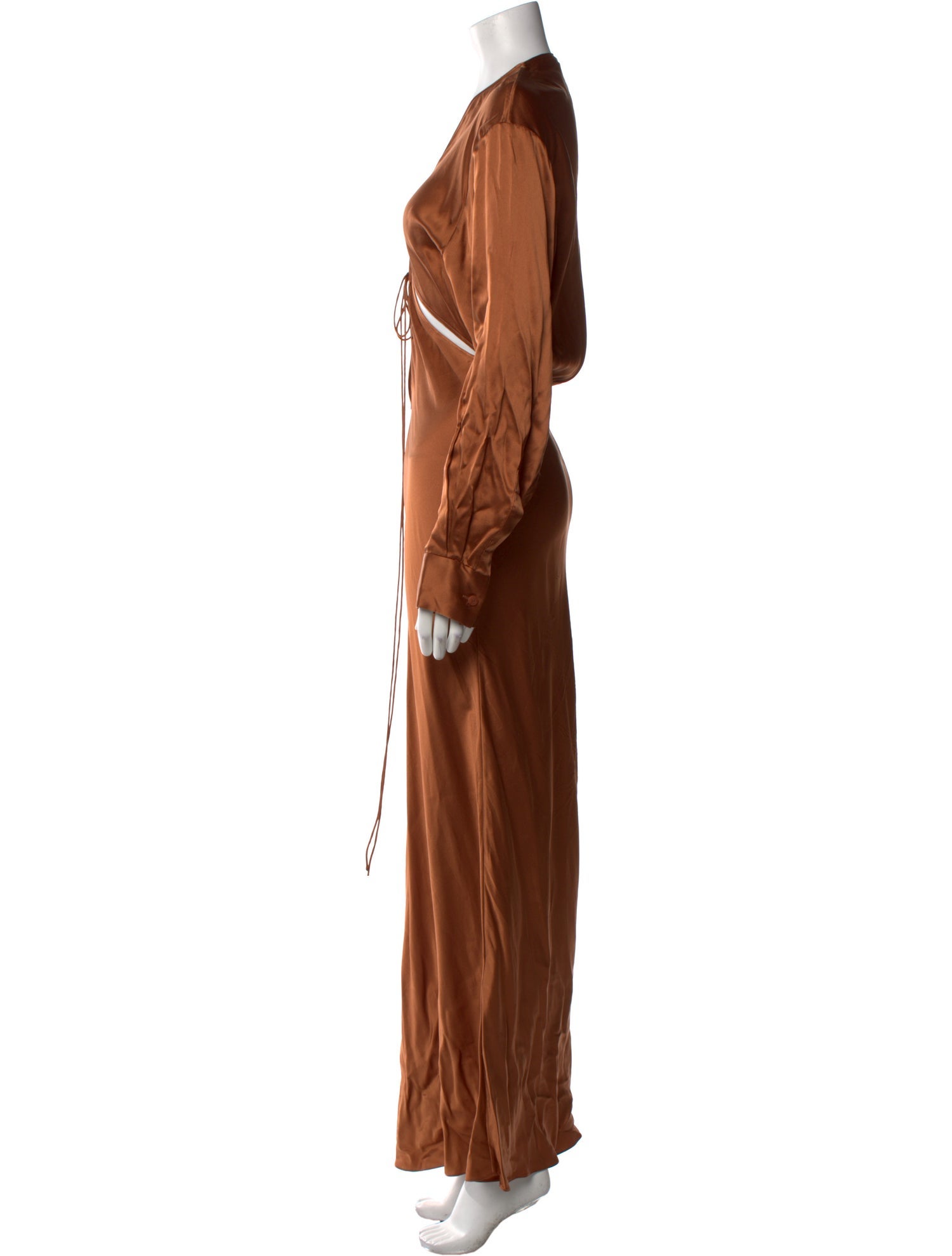 Christopher Esber Silk Long Dress