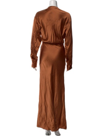 Christopher Esber Silk Long Dress