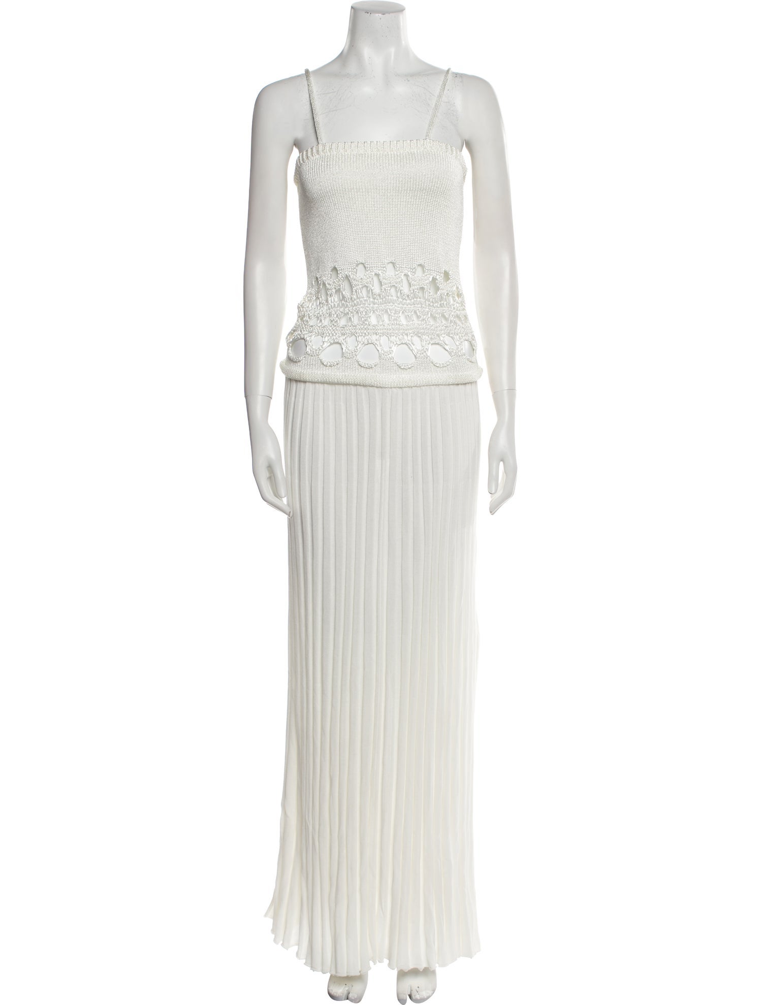 Christopher Esber Square Neckline Midi Length Dress