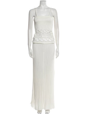 Christopher Esber Square Neckline Midi Length Dress