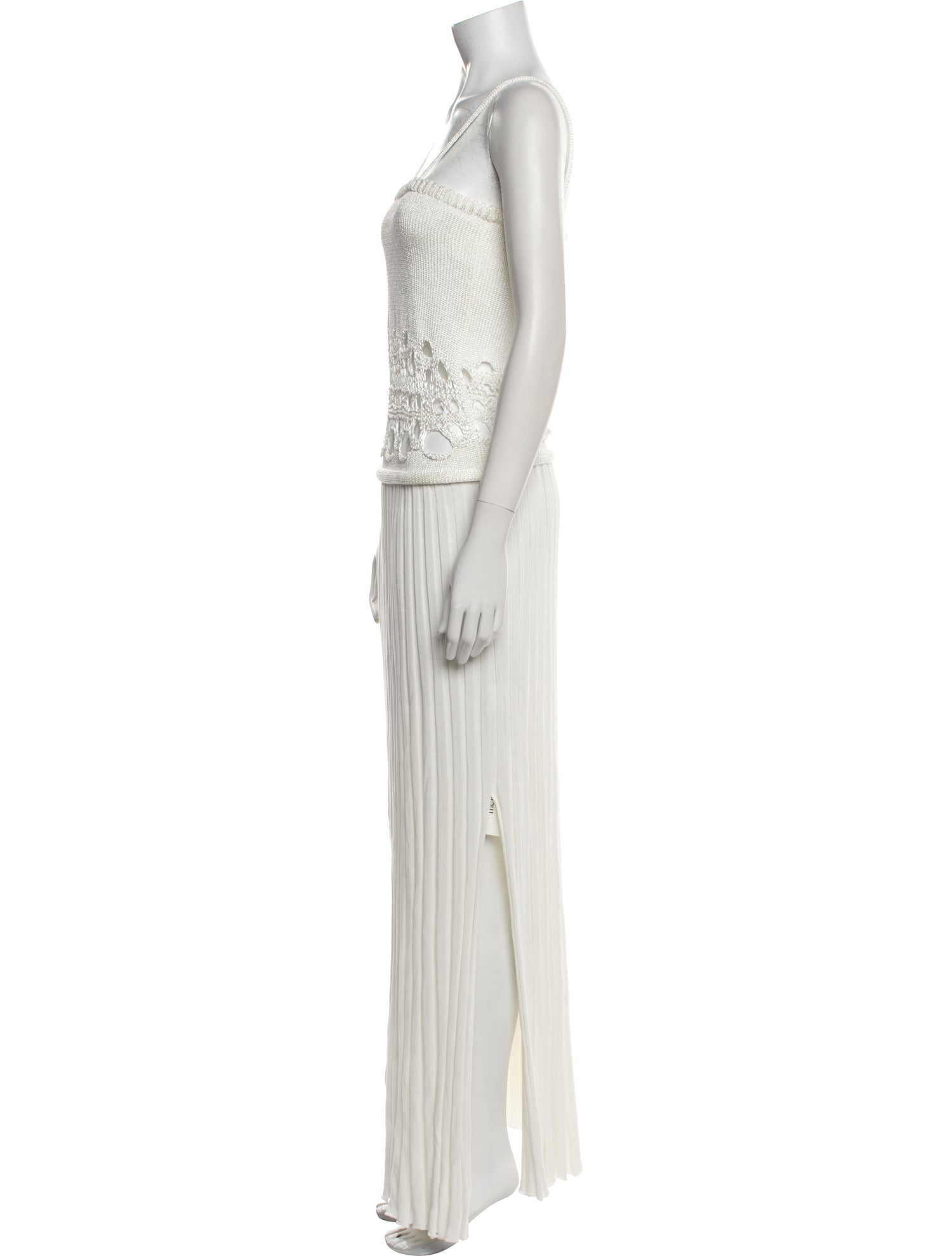 Christopher Esber Square Neckline Midi Length Dress