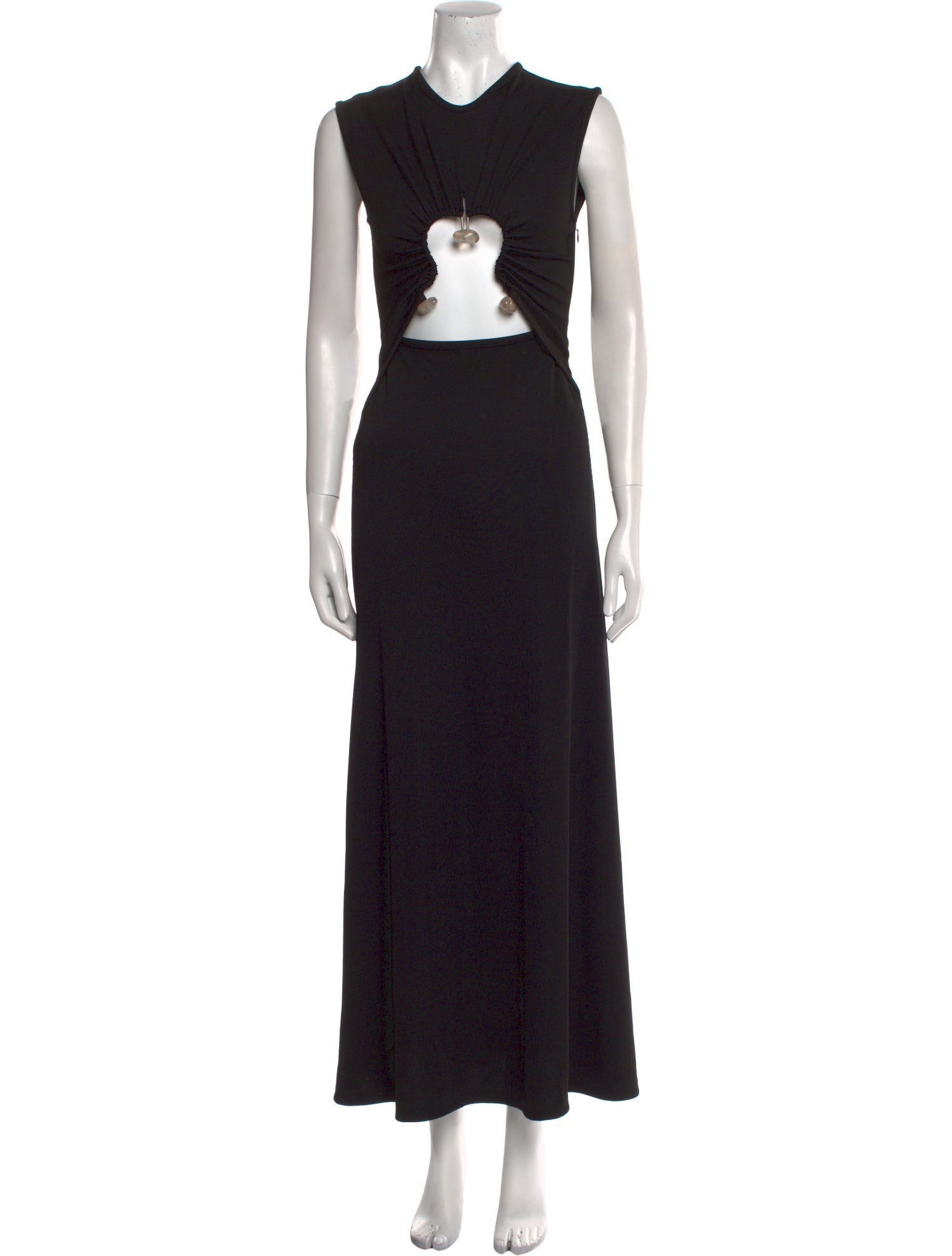 Christopher Esber Crew Neck Long Dress