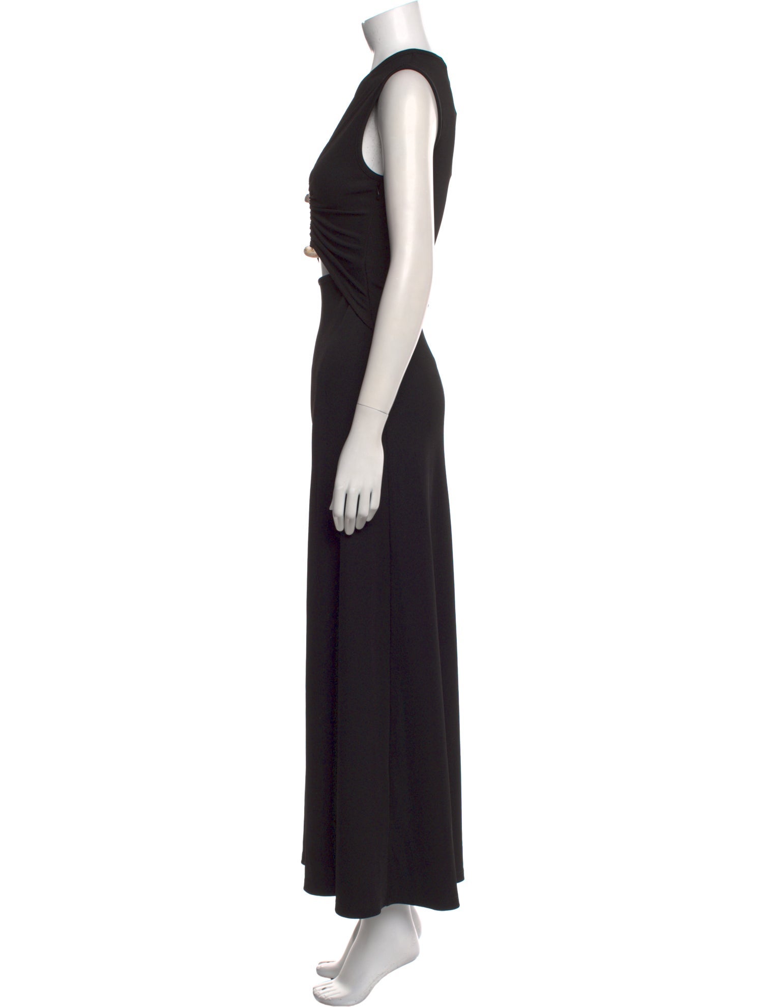 Christopher Esber Crew Neck Long Dress
