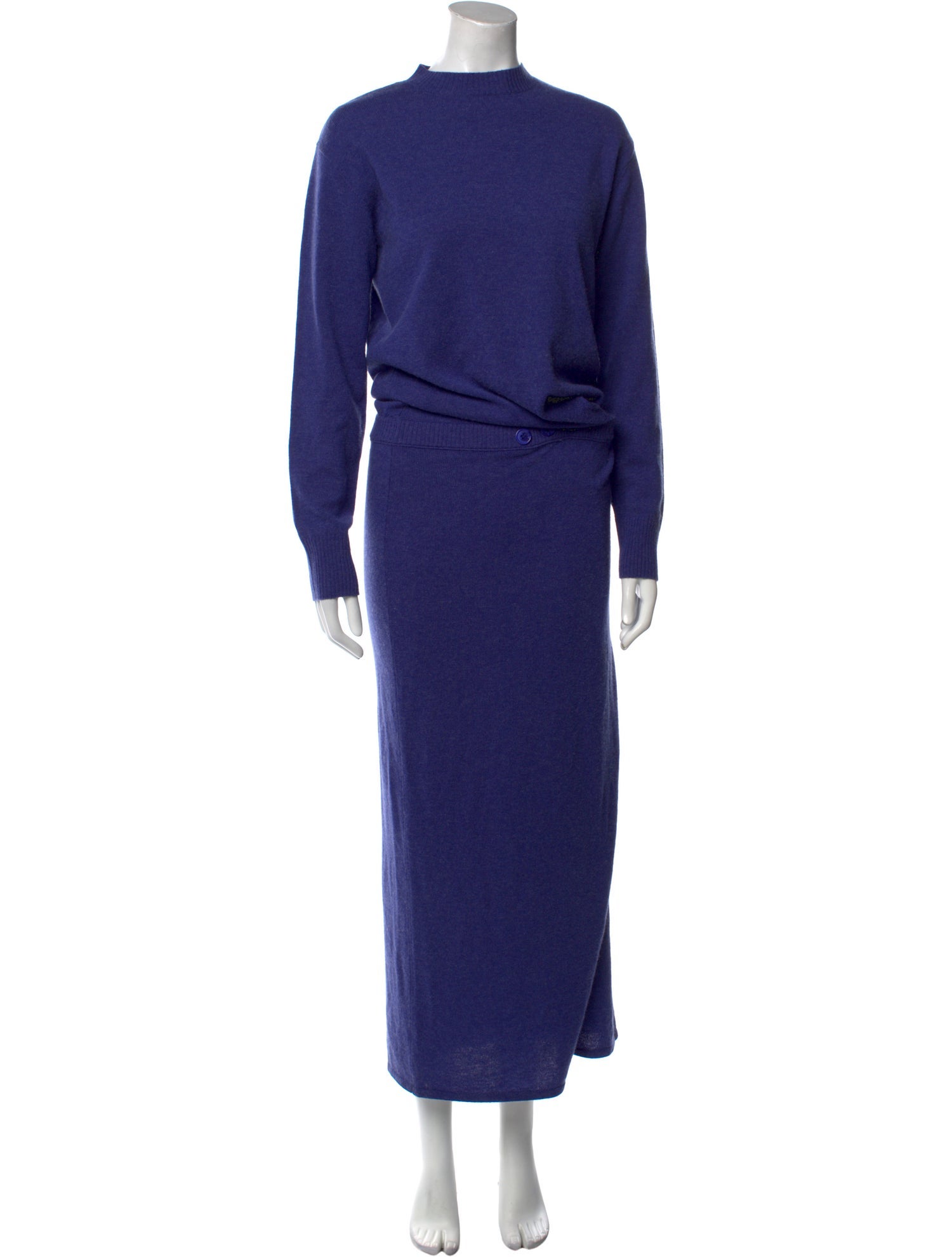 Christopher Esber Merino Wool Long Dress