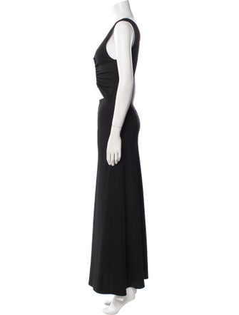 Christopher Esber V-Neck Long Dress