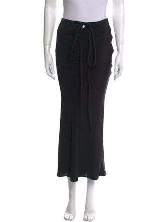 Christopher Esber Silk Midi Length Skirt
