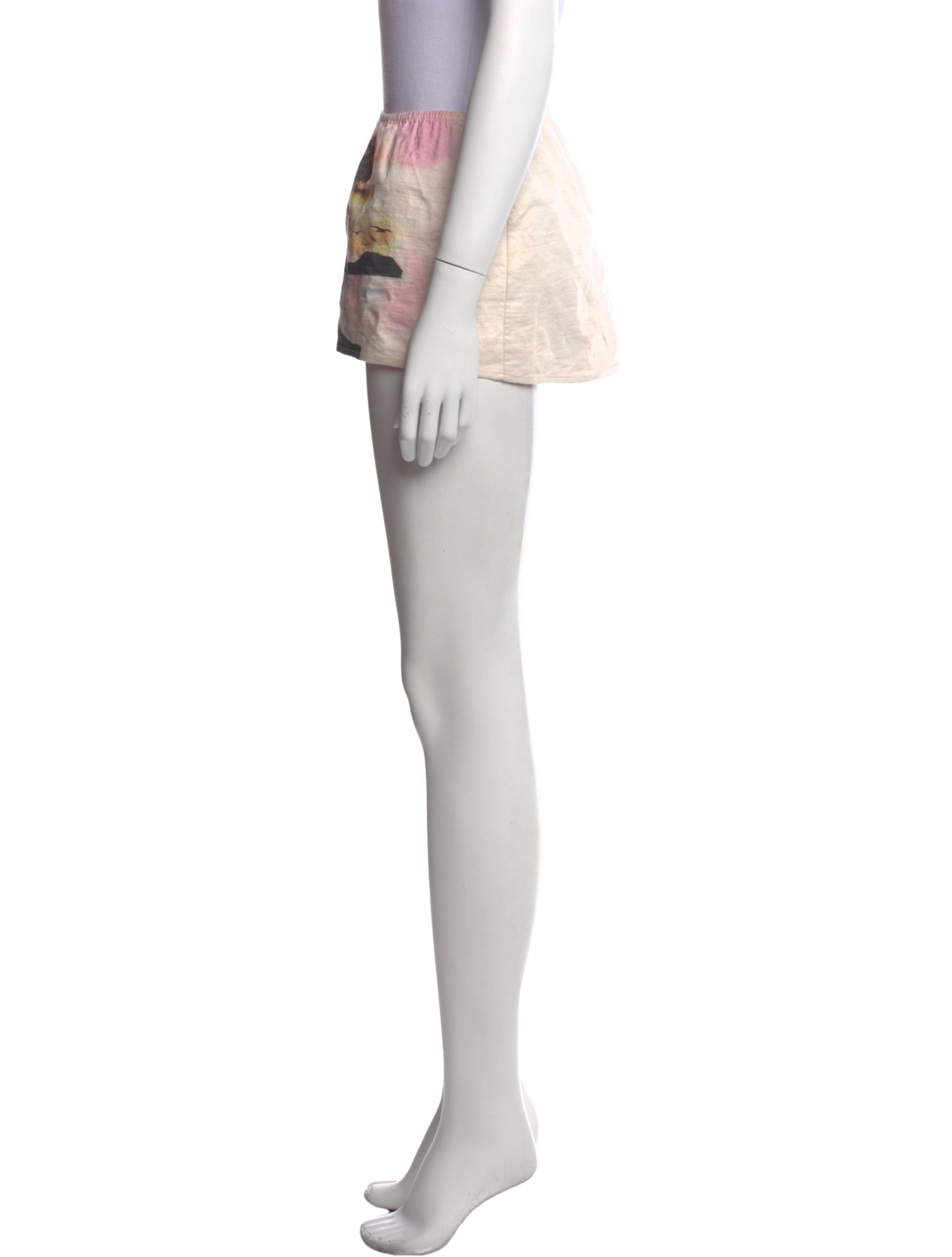 Christopher Esber Floral Print Mini Skirt