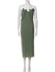 Christopher Esber Strapless Midi Length Dress