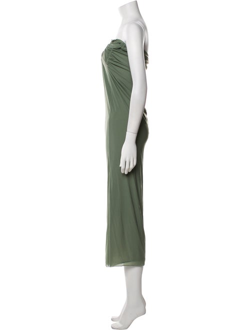 Christopher Esber Strapless Midi Length Dress