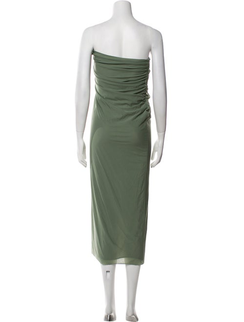 Christopher Esber Strapless Midi Length Dress