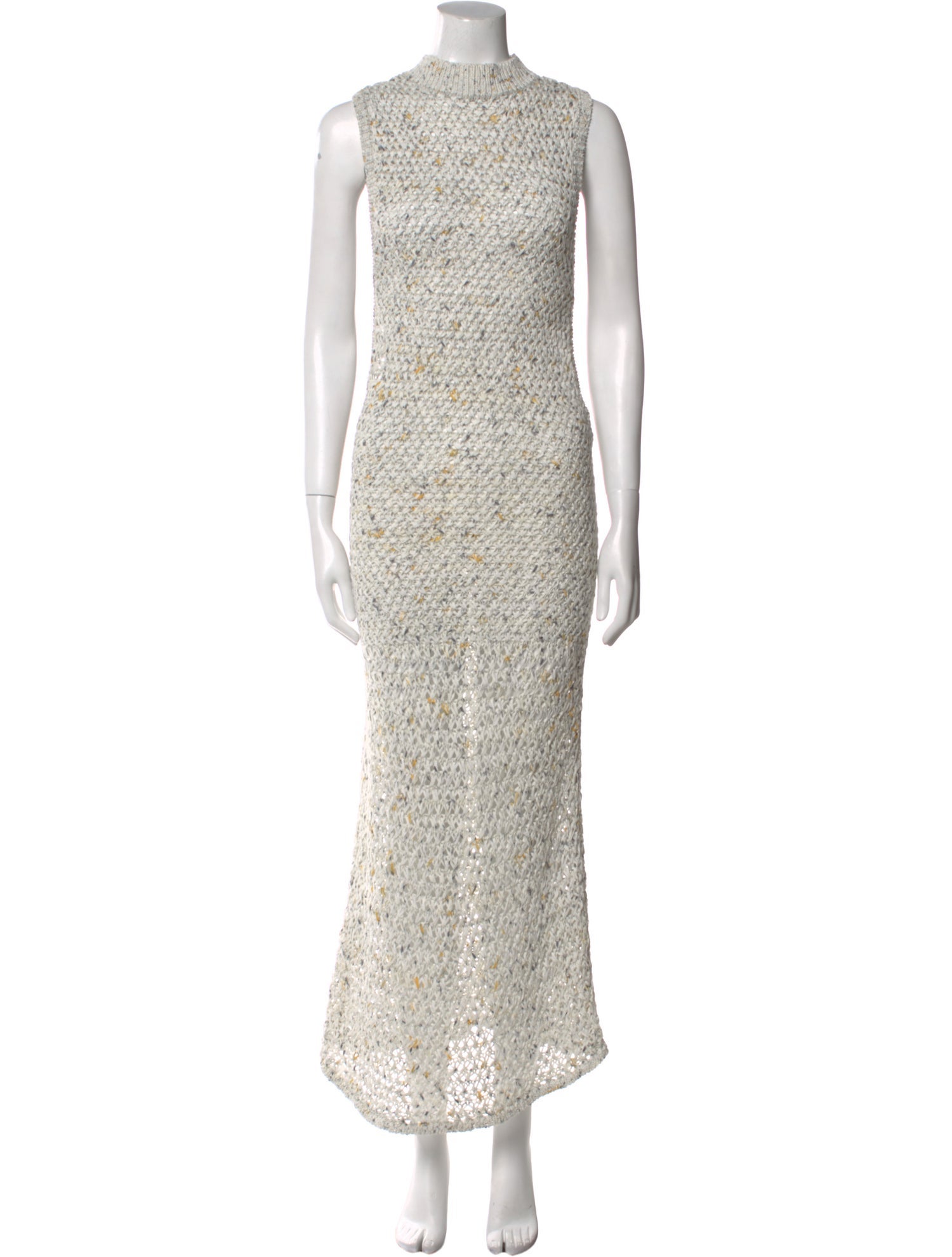 Christopher Esber Mock Neck Long Dress