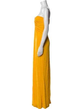 Christopher Esber Strapless Long Dress