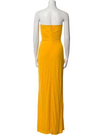 Christopher Esber Strapless Long Dress