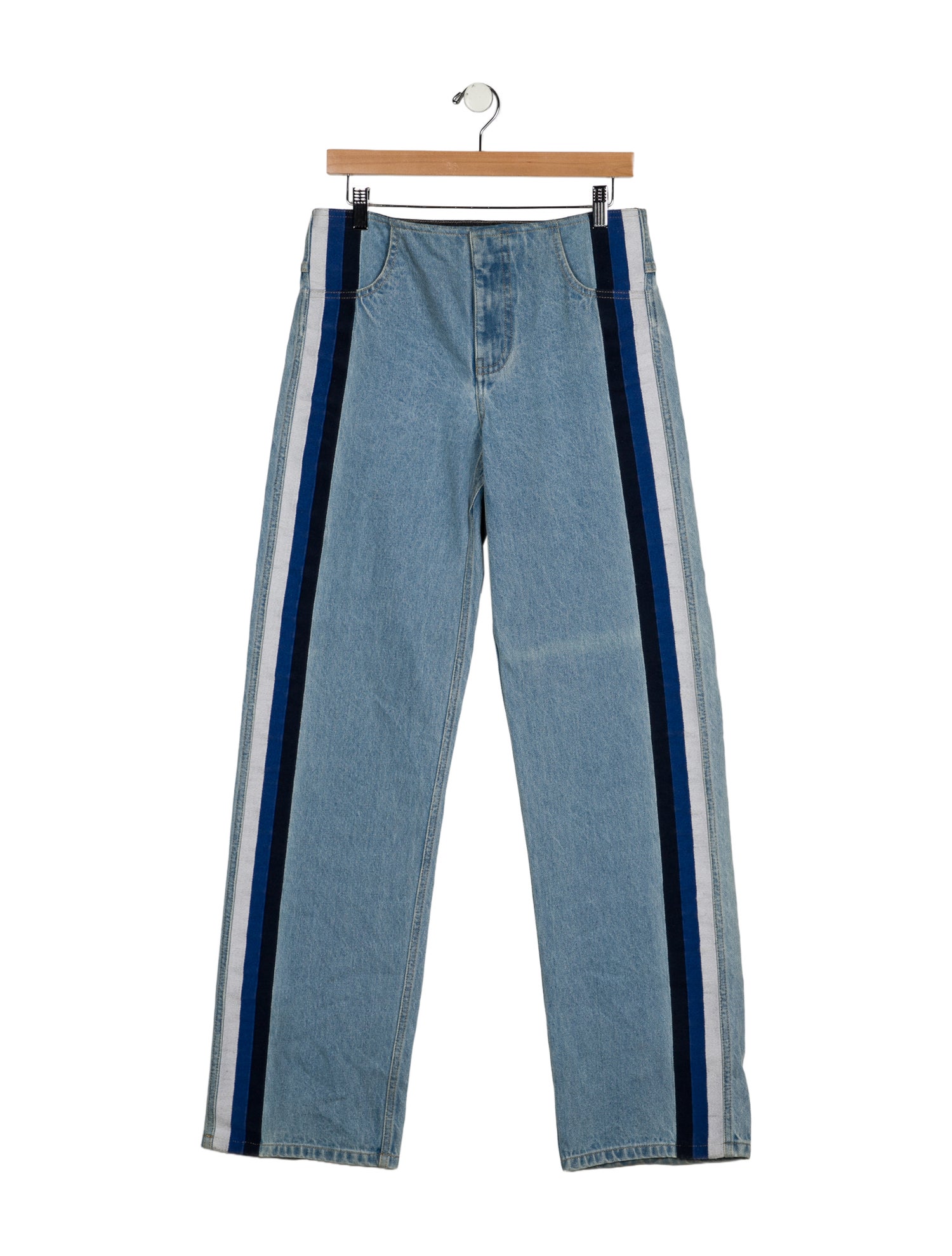 Christopher Esber Mid-Rise Wide Leg Jeans