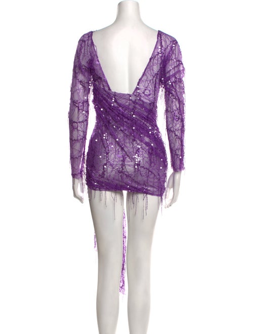 Christopher Esber Bateau Neckline Three-Quarter Sleeve Tunic