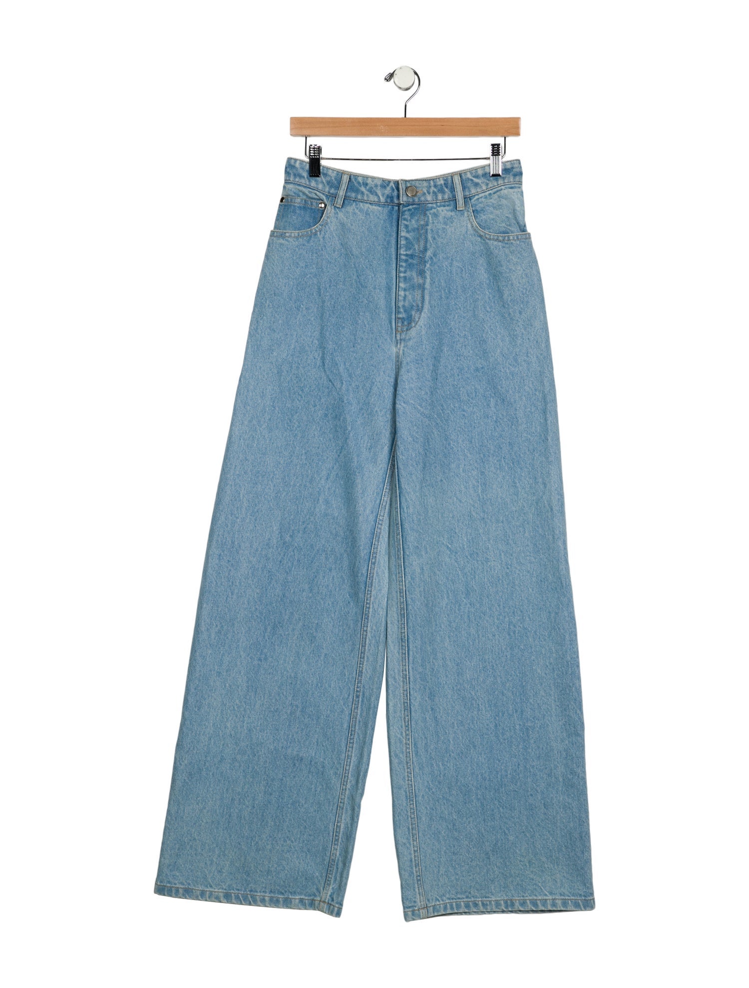 Christopher Esber High-Rise Wide Leg Jeans