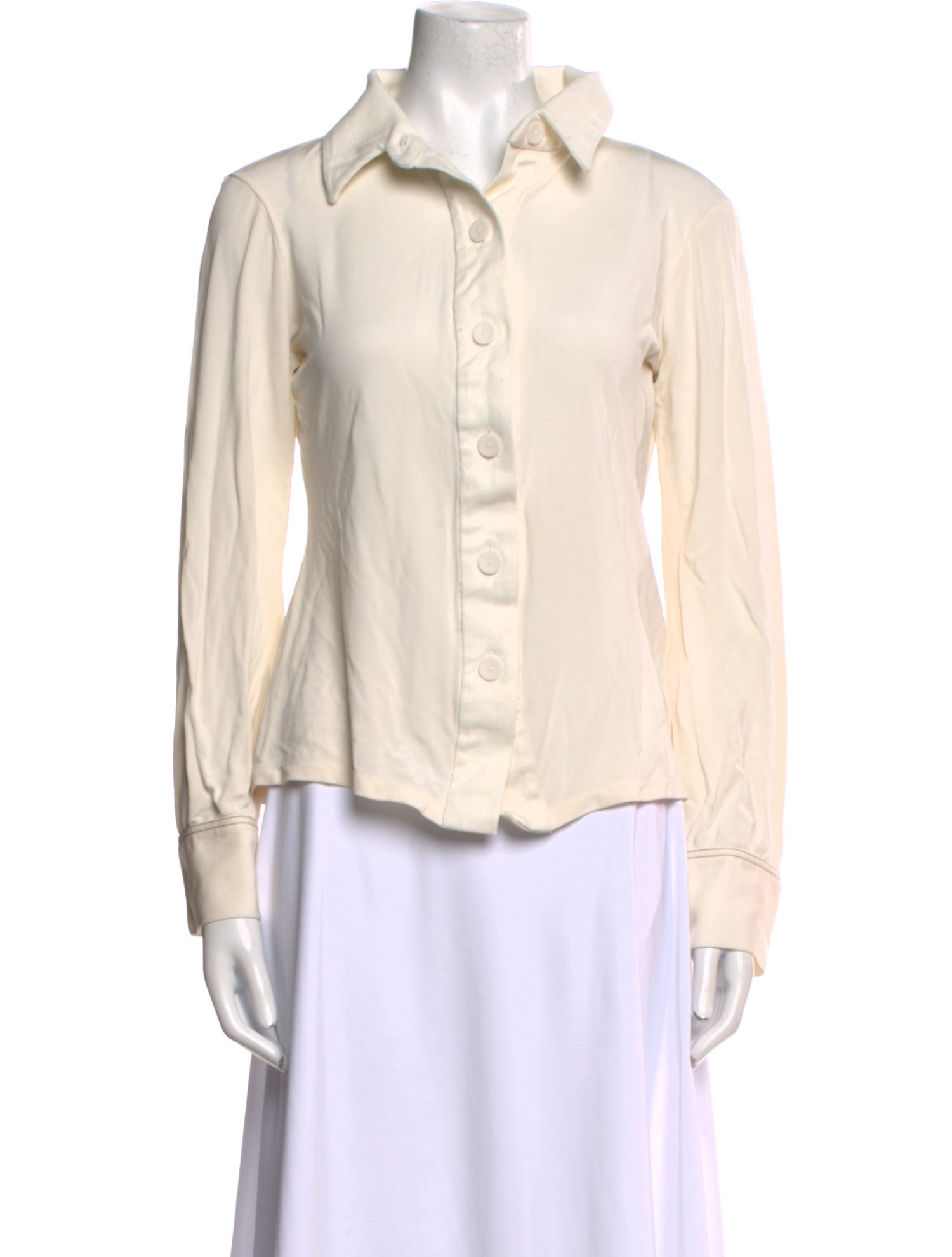 Christopher Esber Long Sleeve Button-Up Top