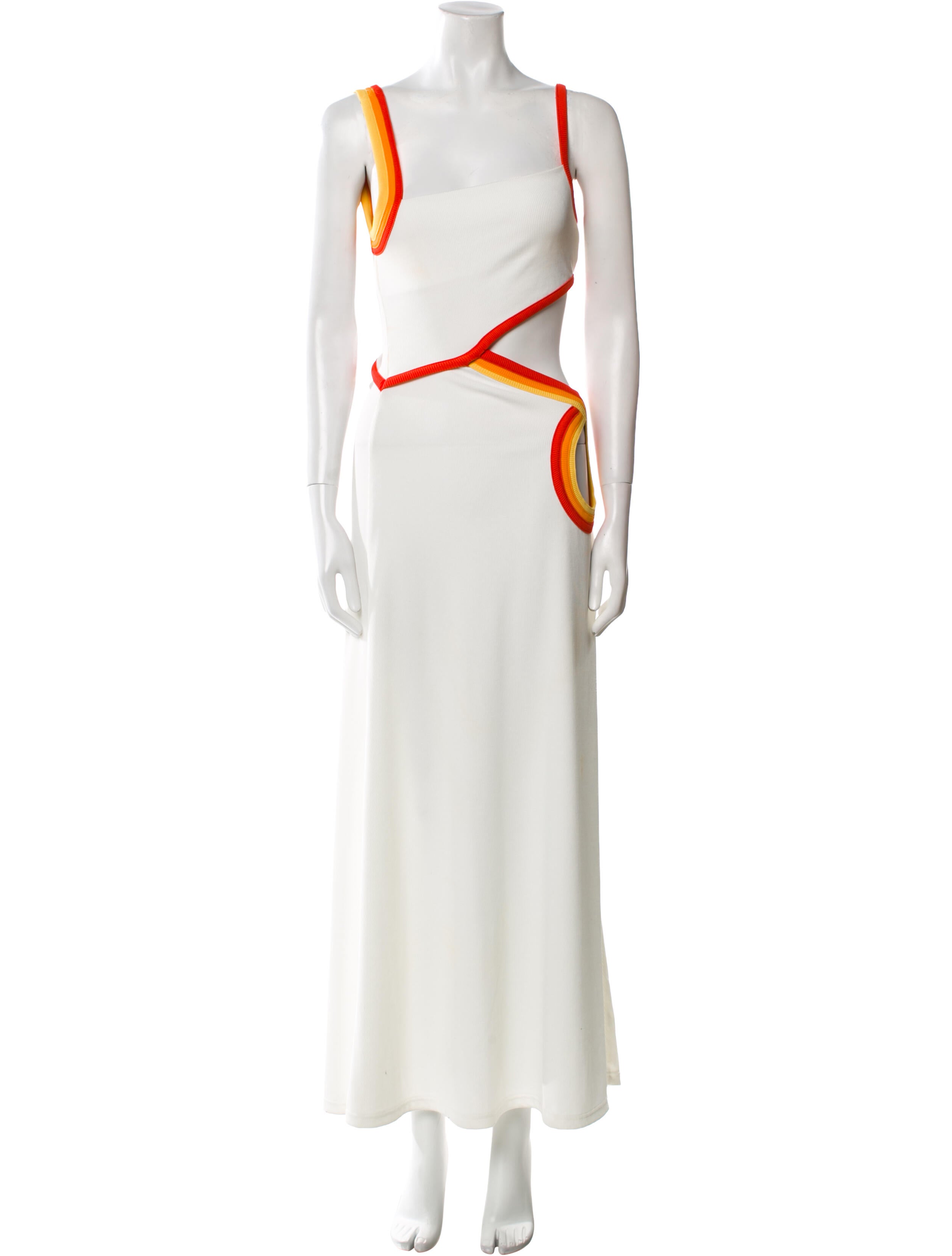 Christopher Esber Square Neckline Long Dress