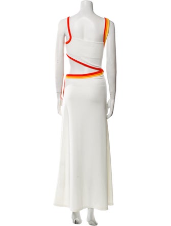 Christopher Esber Square Neckline Long Dress