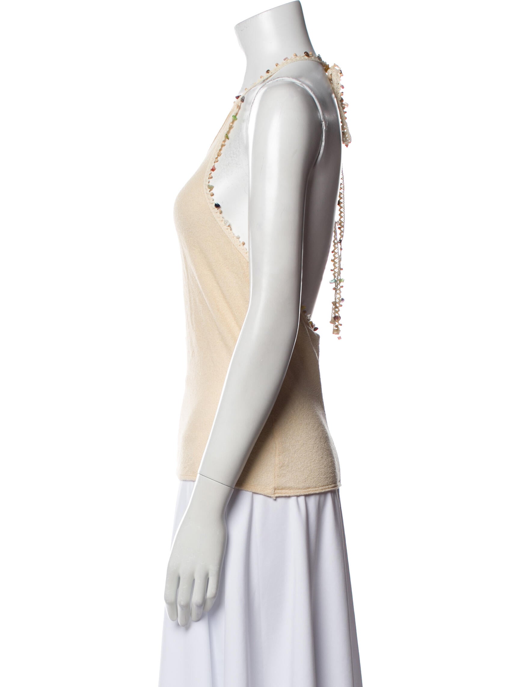 Christopher Esber Scoop Neck Sleeveless Top
