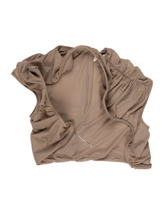 Christopher Esber Strapless Crop Top