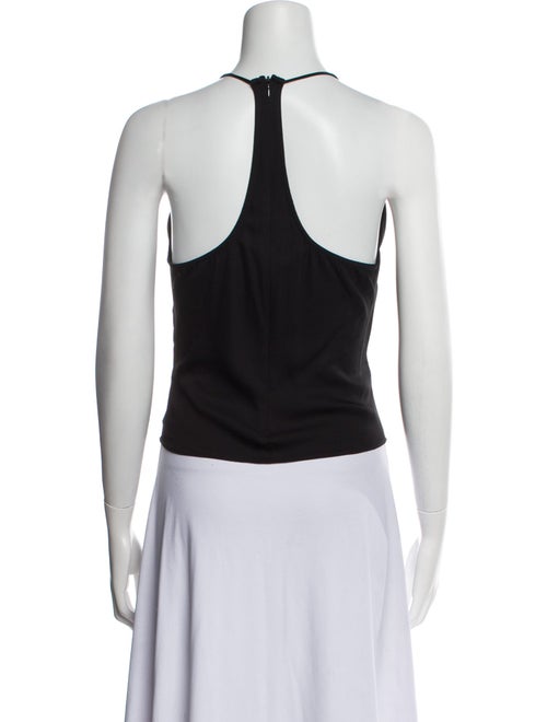 Christopher Esber Halterneck Sleeveless Crop Top