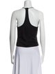 Christopher Esber Halterneck Sleeveless Crop Top