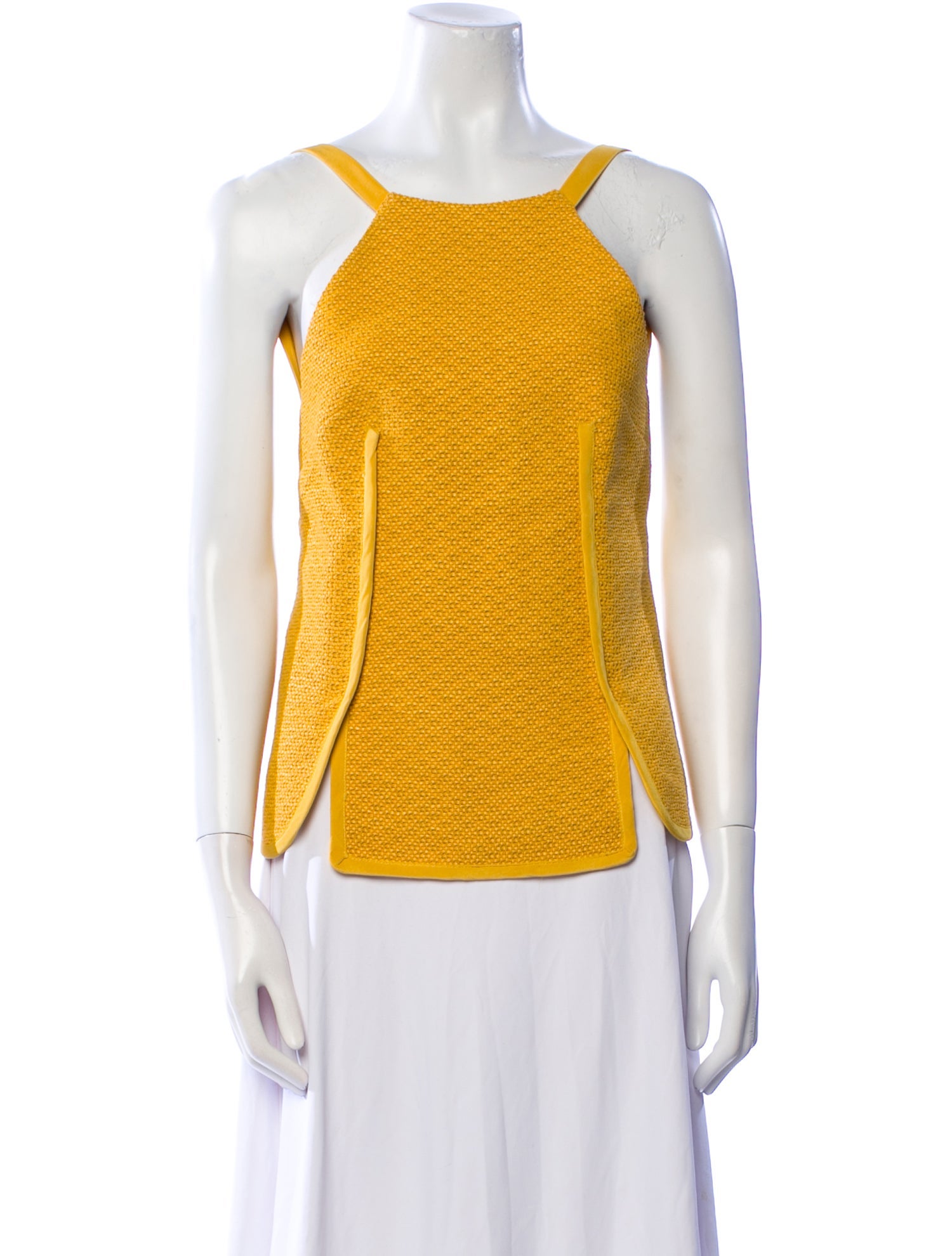 Christopher Esber Square Neckline Sleeveless Top