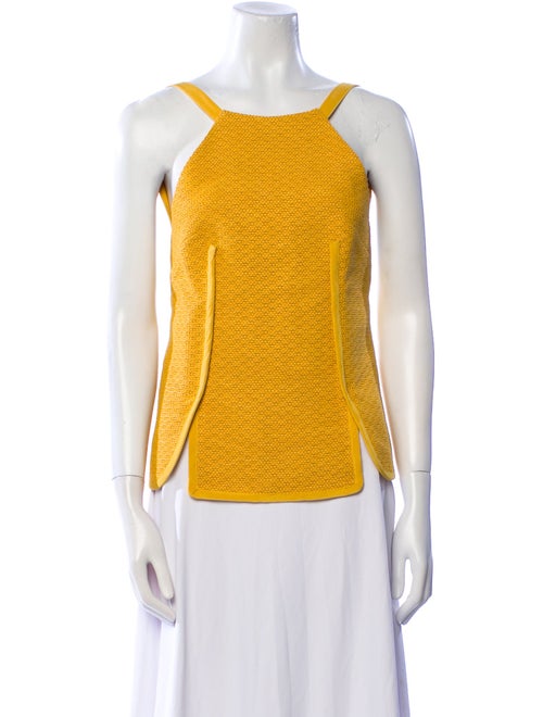 Christopher Esber Square Neckline Sleeveless Top