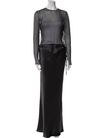 Christopher Esber Silk Long Dress