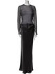Christopher Esber Silk Long Dress