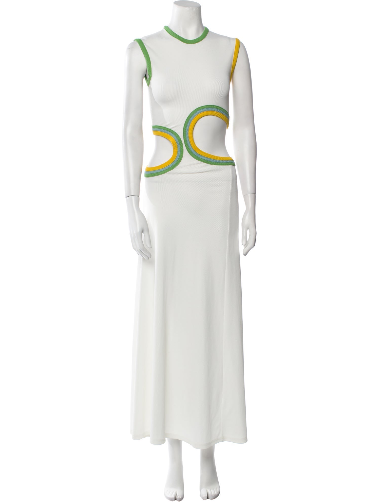 Christopher Esber Crew Neck Long Dress