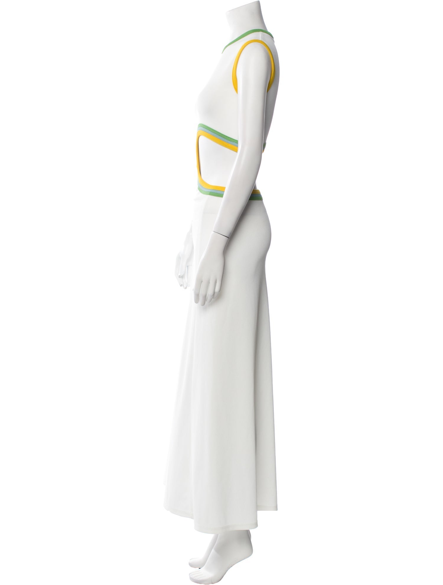 Christopher Esber Crew Neck Long Dress