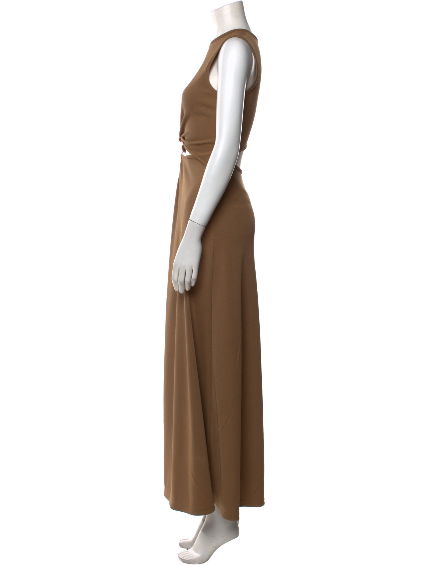 Christopher Esber Crew Neck Long Dress