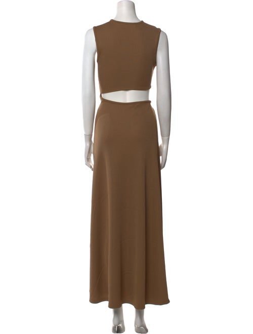 Christopher Esber Crew Neck Long Dress