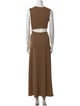 Christopher Esber Crew Neck Long Dress