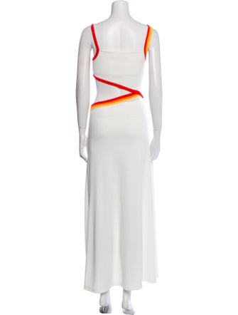 Christopher Esber Square Neckline Long Dress