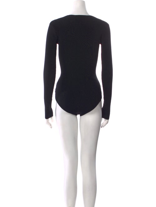 Christopher Esber V-Neck Long Sleeve Bodysuit