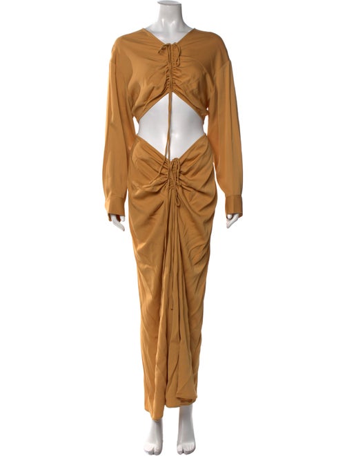 Christopher Esber V-Neck Long Dress