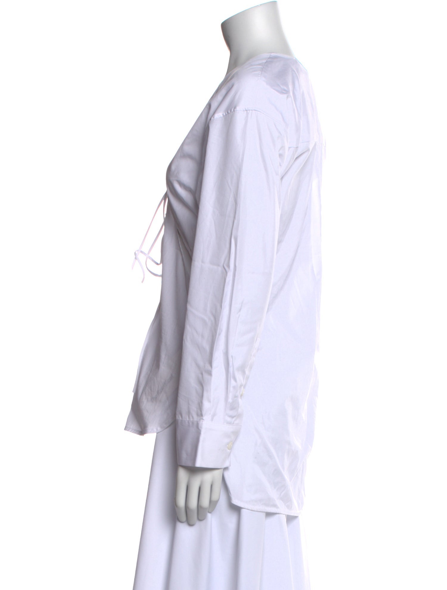 Christopher Esber V-Neck Long Sleeve Blouse w/ Tags