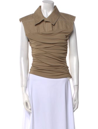 Christopher Esber Cowl Neck Sleeveless Top
