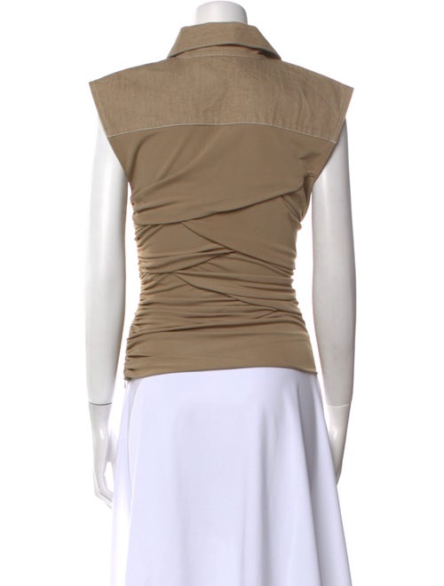 Christopher Esber Cowl Neck Sleeveless Top