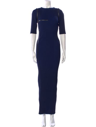 Christopher Esber Scoop Neck Long Dress