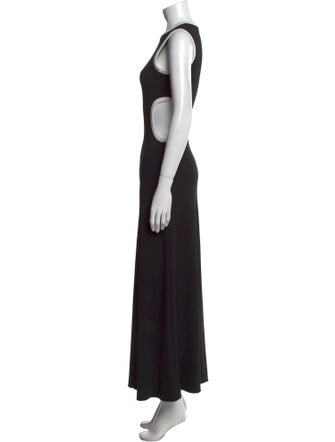 Christopher Esber Crew Neck Long Dress