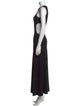 Christopher Esber Crew Neck Long Dress